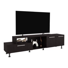 Olmitz tv Stand, 3Doors, 1 Shelf 50" TV Capacity