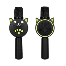 Karaoke Speaker Microphone (Color: Black)