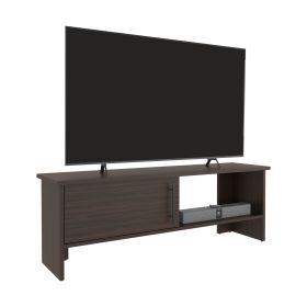 Trenton TV Stand, 1 Door, 1 Shelf (Color: Dark Oak)