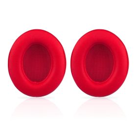 Ear Cushion Pads For Beat Studio2.0/3.0 Ear Cups Cover Replacement Soft Memory Foam Ear Pads (Color: Red, size: One size)